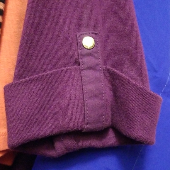 Purple short sleeve Croft & Barrow tee PM Medium - Picture 4 of 4